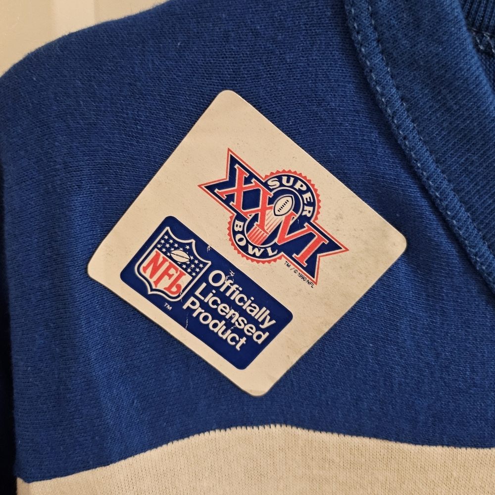 Vintage 1991 LOGO 7 Superbowl XXVI Washington Redskins Half-Sleeve T-Shirt - XL - Picture 5 of 13
